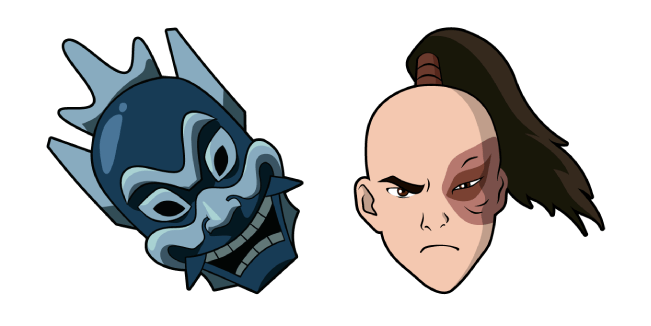 avatar zuko blue spirit mask custom cursor