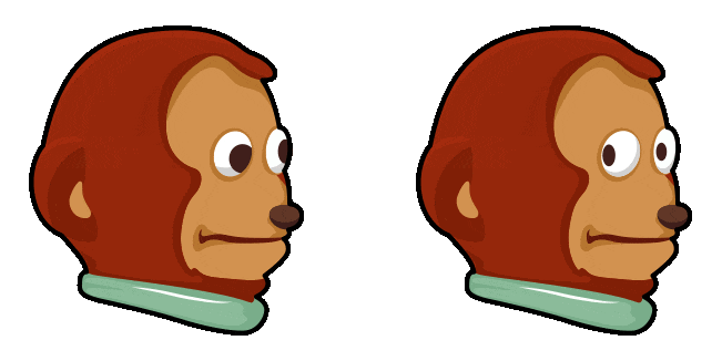 awkward look monkey puppet meme animated custom cursor