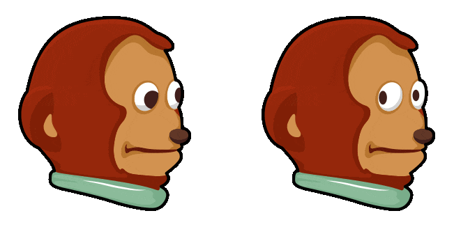 Surprised Monkey (MEME), Monkey Puppet