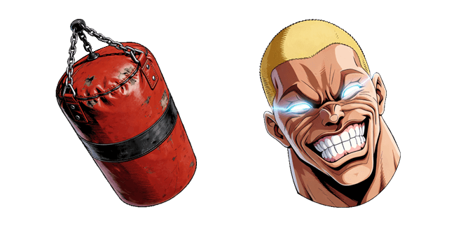 baki jack hanma & punching bag custom cursor