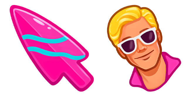 barbie arrow & ken custom cursor