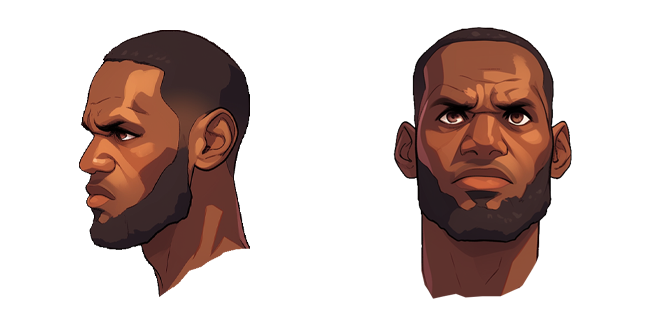 basketball legend lebron raymone james custom cursor
