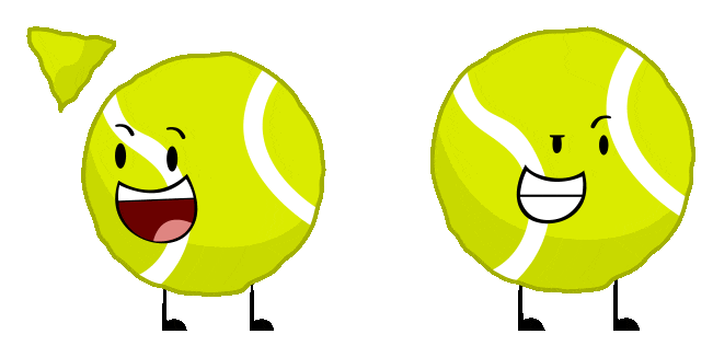 Battle for Dream Island Tennis Ball Animated Cursor - Sweezy