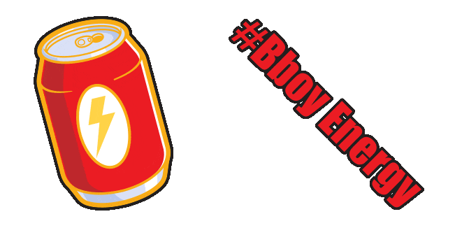 bboy energy drink animated custom cursor