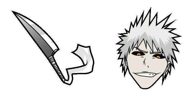bleach ichigo kurosaki zangetsu animated custom cursor