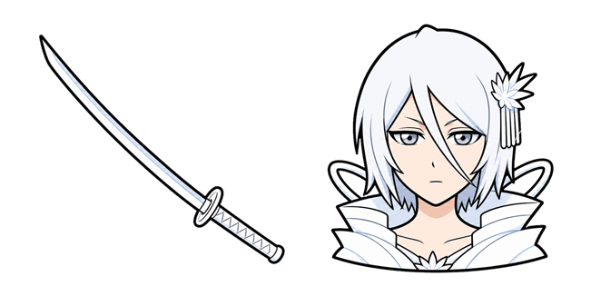 bleach tybw rukia kuchiki sode no shirayuki custom cursor