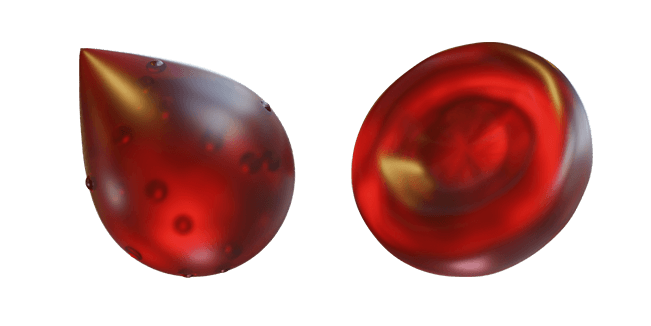 Blood Drop & Blood Cell 3D Cursor - Sweezy Custom Cursors