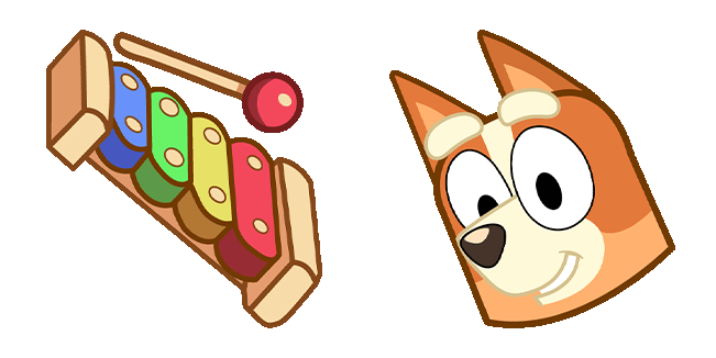 bluey magic xylophone bingo heeler animated custom cursor