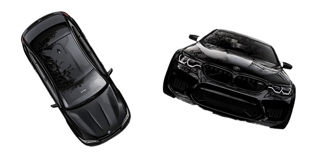 bmw m5 total black custom cursor