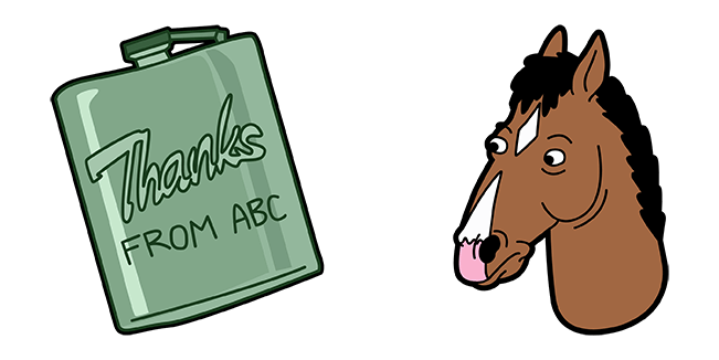 bojack horseman flask custom cursor
