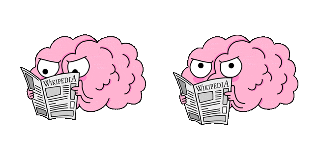brains read wikipedia animated custom cursor