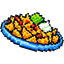 Burrito & A Plate of Nachos Pixel