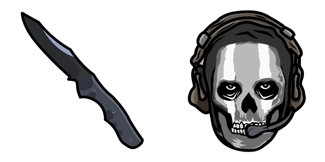 call of duty simon ghost knife custom cursors