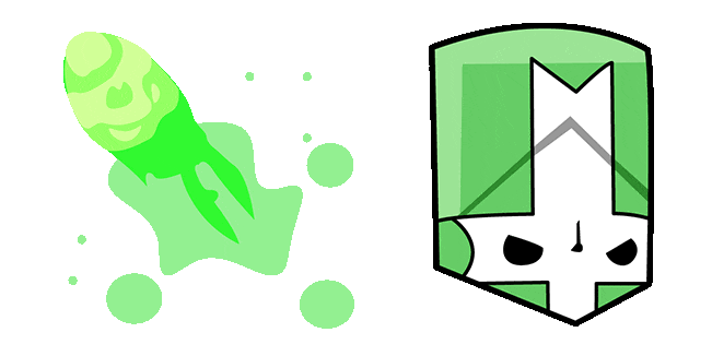 castle crashers green knight poison ball animated custom cursor