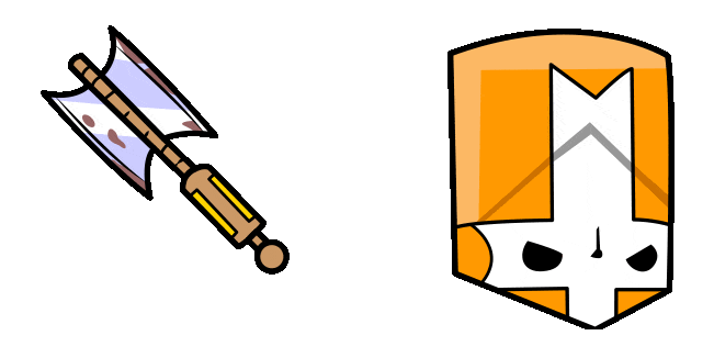 castle crashers orange knight axe animated custom cursor
