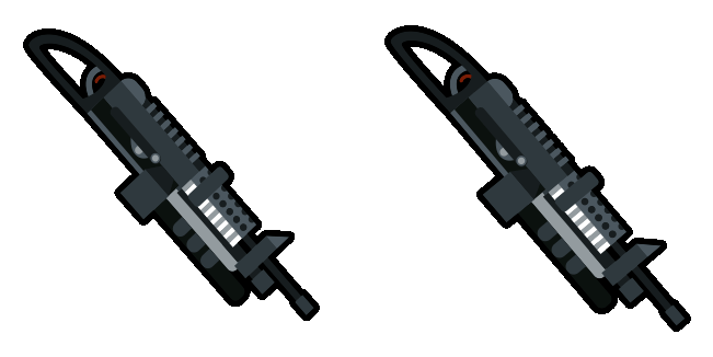 chainsaw gun animated custom cursor