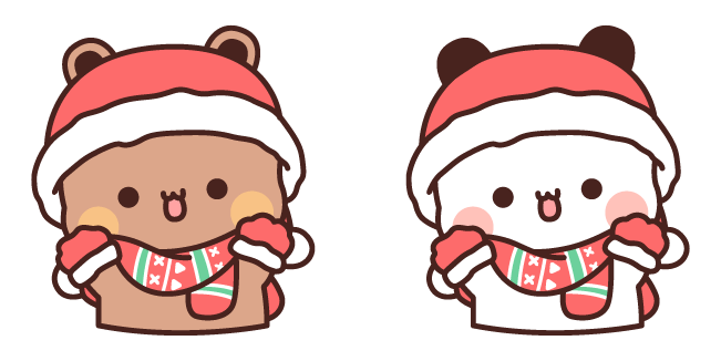 Christmas Bubu & Dudu Cursor - Cute Cursors - Sweezy Cursors