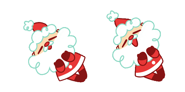 christmas cute santa dancing animated custom cursor