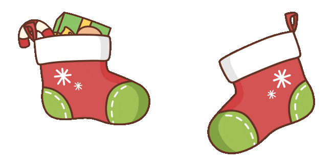 christmas stocking animated custom cursor