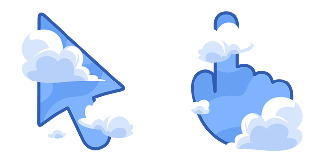 cloudy texture custom cursor
