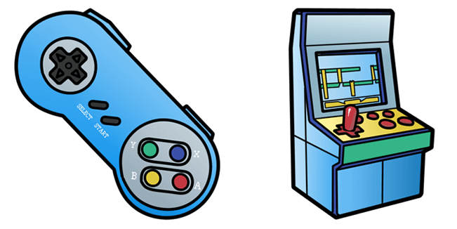 Controller & Arcade Game Machine Cursor - Sweezy Custom Cursors