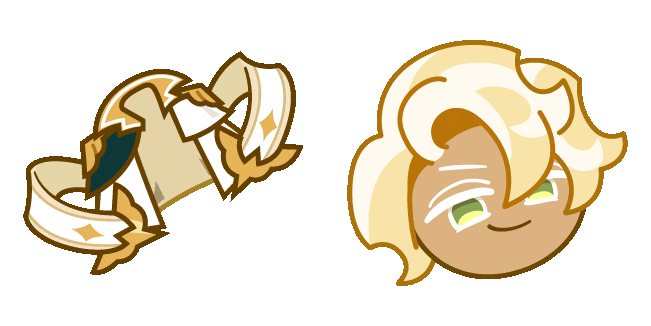 cookie run clotted cream cookie animated custom cursor