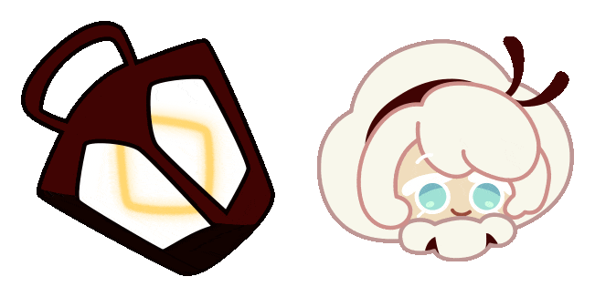 cookie run cotton cookie animated custom cursor