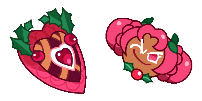 cookie run hollyberry cookie animated custom cursor