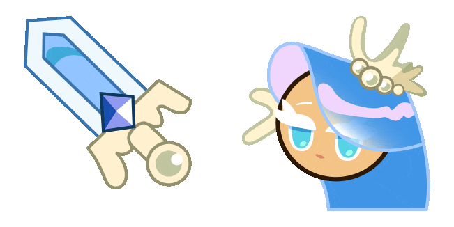 cookie run sea fairy cookie animated custom cursor