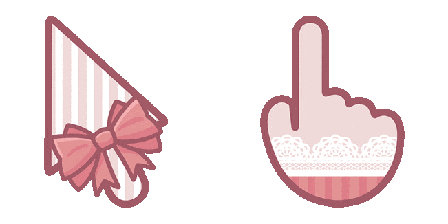 coquette texture animated custom cursor