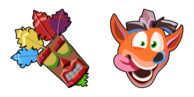 Aku Aku from Crash Bandicoot ! by Mireia on Dribbble