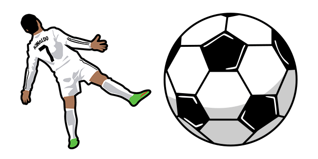 cristiano ronaldo soccer ball custom cursor