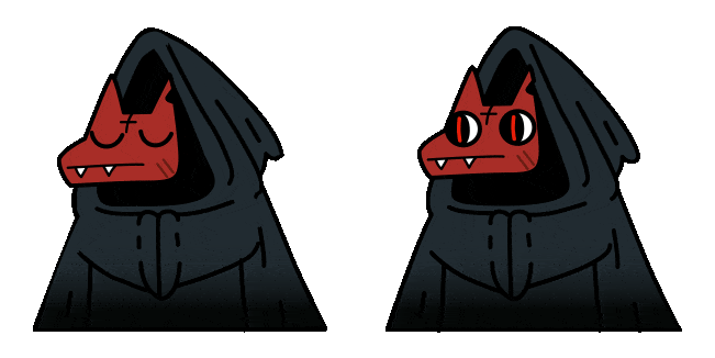 cult of the lamb the fox animated custom cursor
