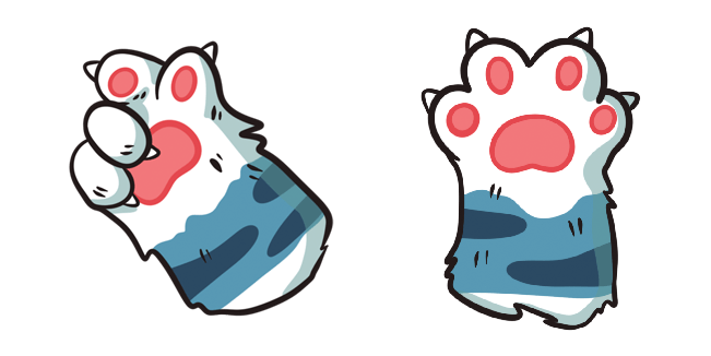 cute cat paw custom cursor