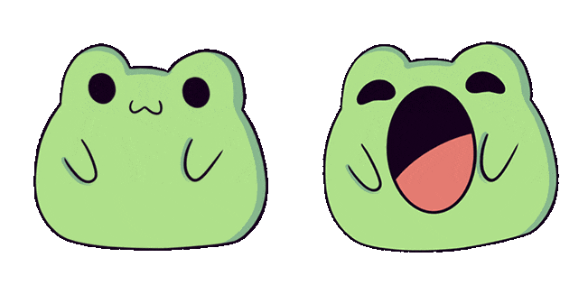 cute frog pop cat meme animated custom cursor