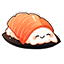 Cute Salmon Nigiri Sushi Animated