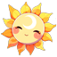 Cute Smiling Sun Animated