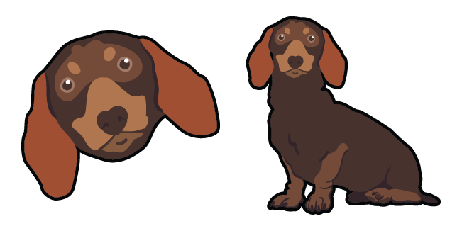 dachshund custom cursor