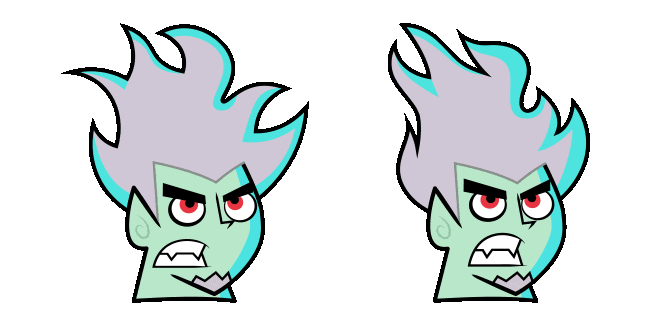 danny phantom dark danny animated custom cursor