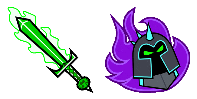 danny phantom fright knight soul shredder animated custom cursor