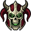 Dark Fantasy Demon Skull & Hero Sword