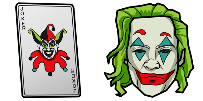DC Joker & Card Cursor - Sweezy Custom Cursors
