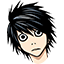 Death Note L Lawliet Face & Hand Sign