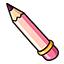 Deltarune Bounce Blade Sword & Pencil