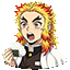 Demon Slayer Rengoku Umai! Animated