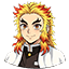 Demon Slayer Rengoku Umai! Animated