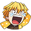 Demon Slayer Zenitsu Panic Mode Animated