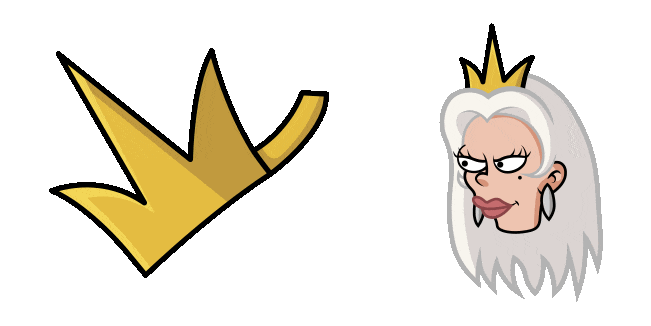 disenchantment queen dagmar crown animated custom cursor
