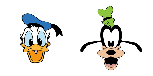 donald duck goofy custom cursor