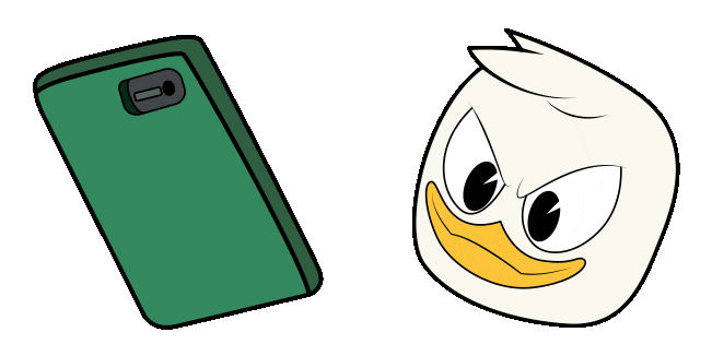 ducktales louie duck phone animated custom cursor